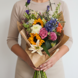 Wrapped Presentation Bouquet