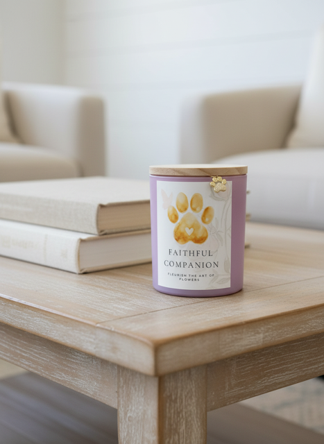 Faithful Companion - Artisan Pet Sympathy Candle - Image 2